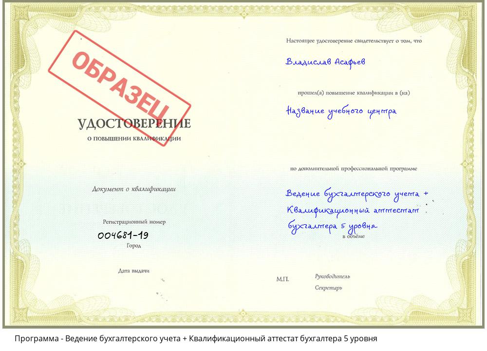 Ведение бухгалтерского учета + Квалификационный аттестат бухгалтера 5 уровня Соликамск