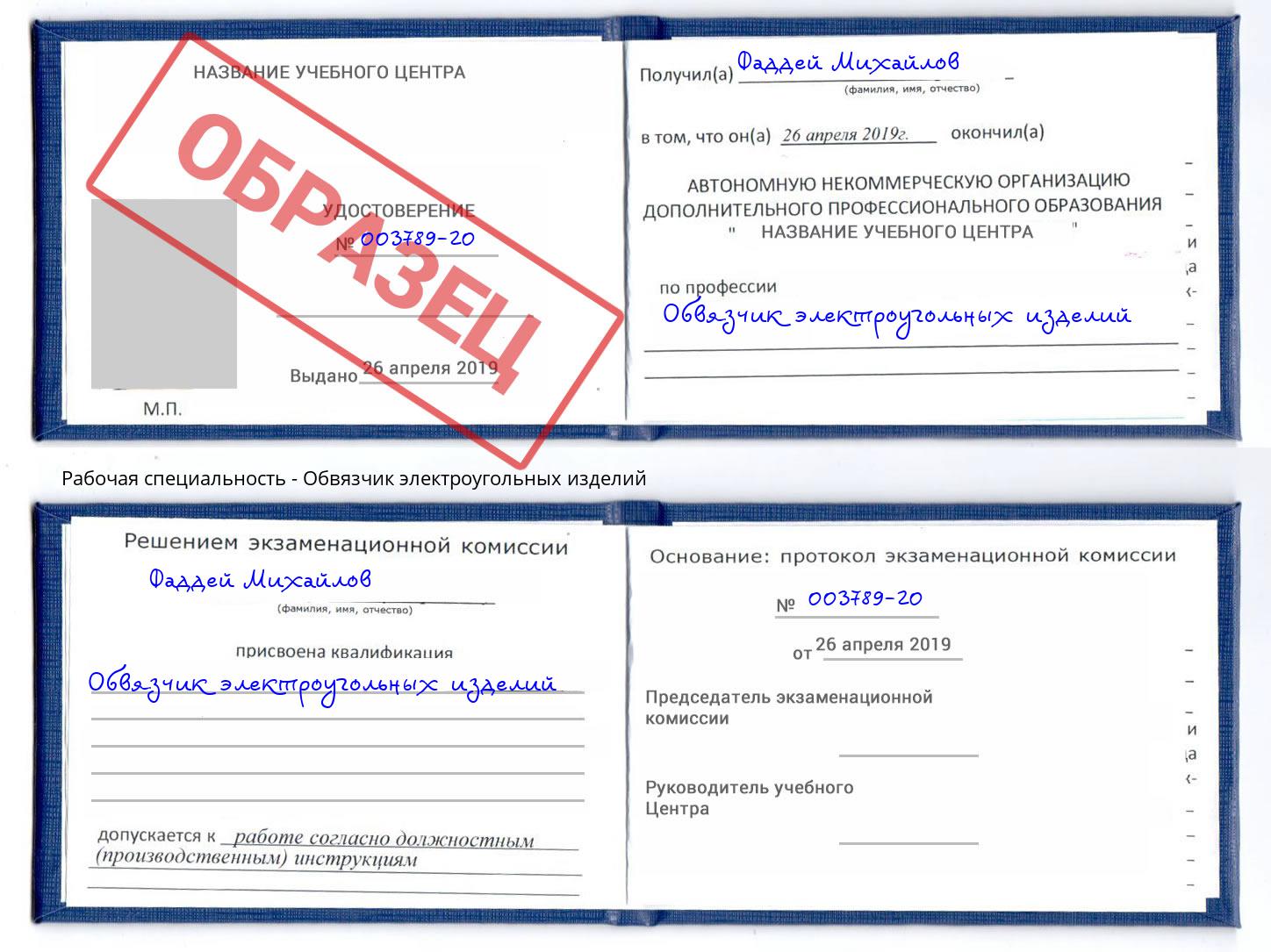 Обвязчик электроугольных изделий Соликамск